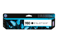 HP 980 - 203.5 ml - svart - original - blekkpatron - for Officejet Enterprise Color MFP X585; Officejet Enterprise Color Flow MFP X585 D8J10A