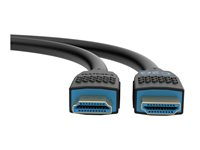 C2G 12ft (3.6m) C2G Performance Series Ultra Flexible High Speed HDMI Cable - 4K 60Hz In-Wall, CMG (FT4) Rated - High Speed - HDMI-kabel med Ethernet - HDMI hann til HDMI hann - 3.6 m - svart - toretnings, 4K 60Hz støtte C2G10399