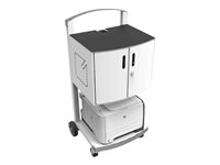 Compulocks CartiPad Uno Tablet / Laptop Charging Rolling Cart 16 Devices UK Power Plug - Vogn (kun lading) - for 16 nettbrett - sveiset stål - skjermstørrelse: 13" UNO-UK