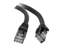 C2G Cat5e Booted Unshielded (UTP) Network Patch Cable - Koblingskabel - RJ-45 (hann) til RJ-45 (hann) - 10 m - UTP - CAT 5e - formstøpt, uten hindringer, flertrådet - svart 83187