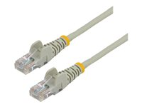 StarTech.com 5m Grey Cat5e / Cat 5 Snagless Patch Cable 5 m - Koblingskabel - RJ-45 (hann) til RJ-45 (hann) - 5 m - UTP - CAT 5e - uten hindringer - grå 45PAT5MGR