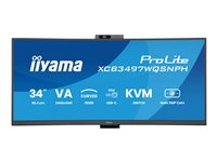 iiyama ProLite XCB3497WQSNPH-B1 - LED-skjerm - kurvet - 34" XCB3497WQSNPH-B1