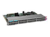 Cisco Catalyst 4500E Series Line Card - Switch - 36 x 10/100/1000 (UPOE) + 12 x 10GBase-T-kombinasjon - plugg-in-modul - UPOE (1440 W) WS-X4748-12X48U+E=