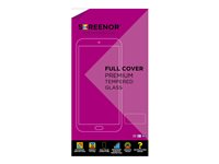 Screenor Premium Full Cover - Skjermbeskyttelse for mobiltelefon - glass - rammefarge svart - for Apple iPhone 12, 12 Pro 16034