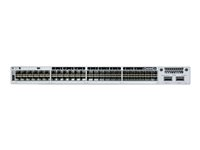 Cisco Catalyst 9300L - Network Essentials - switch - L3 - Styrt - 36 x 10/100/1000 (UPOE) + 2 x 40Gb Ethernet + 12 x 1/2.5/5/10GBase-T - rackmonterbar - UPOE (675 W) C9300L-48UXG-2Q-E