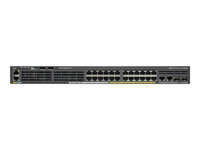 Cisco Catalyst 2960X-24TS-LL - Switch - Styrt - 24 x 10/100/1000 + 2 x Gigabit SFP - stasjonær, rackmonterbar - oppusset WS-C2960X24TSLL-RF