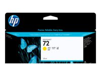 HP 72 - 130 ml - gul - original - DesignJet - blekkpatron - for DesignJet T1100, T1100ps, T1200, T1200ps, T1300, T610, T620, T770, T790 C9373A
