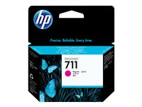 HP 711 - 29 ml - magenta - original - DesignJet - blekkpatron - for DesignJet T100, T120, T120 ePrinter, T125, T130, T520, T520 ePrinter, T525, T530 CZ131A