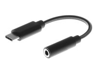 Insmat - Digital lydadapter - 24 pin USB-C hann til mini-phone stereo 3.5 mm hunn - aktiv 133-1032