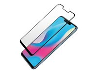 Insmat Exclusive Brilliant - Skjermbeskyttelse for mobiltelefon - full skjerm - glass - rammefarge svart - for Motorola Edge 30 861-1383