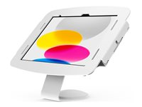 Compulocks iPad 10th-11th (A16) Gen Space Enclosure Core Counter Stand or Wall Mount White - Innhegning - for nettbrett - fast 45 grader - metall - hvit - veggmonterbar - for Apple 10.9-inch iPad Air Wi-Fi, Wi-Fi + Cellular 111W209IPDSW