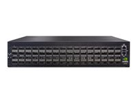 NVIDIA Spectrum-3 SN4600C - Switch - L3 - Styrt - 64 x 100 Gigabit QSFP28 - bakside til front-luftflyt - rackmonterbar 920-9N302-00F7-0C2