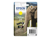 Epson 24 - 4.6 ml - gul - original - blekkpatron - for Expression Photo XP-55, 750, 760, 850, 860, 950, 960, 970; Expression Premium XP-750, 850 C13T24244012