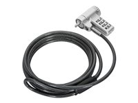 Targus DEFCON Ultimate - Sikkerhetskabellås - universalserialisert - sølv - 2 m ASP96GLX-S