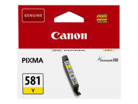 Canon CLI-581Y - 5.6 ml - gul - original - blekkbeholder - for PIXMA TS6251, TS6350, TS6351, TS705, TS8252, TS8350, TS8351, TS8352, TS9550, TS9551 2105C001