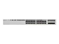 Cisco Catalyst 9200L - Network Advantage - switch - L3 - 24 x 10/100/1000 + 4 x Gigabit SFP (opplink) - rackmonterbar C9200L-24T-4G-A