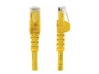 StarTech.com 3m CAT6 Ethernet Cable, 10 Gigabit Snagless RJ45 650MHz 100W PoE Patch Cord, CAT 6 10GbE UTP Network Cable w/Strain Relief, Yellow, Wiring is UL Certified/TIA - Category 6 - 24AWG (N6PATC3MYL) - Koblingskabel - RJ-45 (hann) til RJ-45 (hann) - 3 m - UTP - CAT 6 - uten hindringer - gul N6PATC3MYL