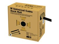Multibrackets M Universal Cable Sock Roll 55 mm x 50 m - Kabelordner - svart 7350022732520