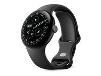 Google Pixel Watch 4 - 41 mm - mattsvart aluminium - smartklokke med aktivt bånd - fluoroelastomer with soft-touch coating - obsidian - båndbredde: L - 32 GB - UWB, NFC, Bluetooth, Wi-Fi 6 - 31 g GA09958-EU