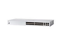 Cisco Business 350 Series CBS350-24S-4G - Switch - L3 - Styrt - 24 x Gigabit SFP + 2 x kombo for Gigabit Ethernet/Gigabit SFP + 2 x Gigabit SFP (opplink) - rackmonterbar - gjenfabrikert CBS350-24S-4GEU-RF