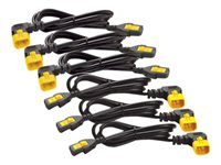 APC - Strømkabel - power IEC 60320 C13 til IEC 60320 C14 - 10 A - 1.83 m - 90°-kontakt - svart - Nord-Amerika - for P/N: SCL500RMI1UC, SCL500RMI1UNC, SMT3000I-AR, SMT3000R2I-AR, SMTL750RMI2UC, SRT1500RMXLI AP8706R-NA