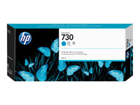 HP 730 - 300 ml - høykapasitets - cyan - original - DesignJet - blekkpatron - for DesignJet SD Pro MFP, T1600, T1600dr, T1700, T1700dr, T1708, T1708dr, T2600, T2600dr P2V68A