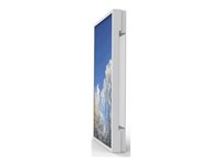 HI-ND - Innhegning - landskap/portrett - for flatpanel - utendørs, deksel, for Samsung - låsbar - hvit - veggmonterbar OW5516-1001-01