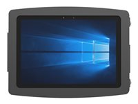 Compulocks Surface Pro 3-7 Space Enclosure Wall Mount - Monteringssett (hus) - for nettbrett - aluminium - svart - skjermstørrelse: 12" - veggmonterbar - for Microsoft Surface Pro 3, Pro 4, Pro 5, Pro 6, Pro 7, Pro 7+ 540GEB