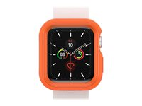 OtterBox EXO EDGE - Støtfanger for smartarmåndsur - polykarbonat, TPE - lys soloransje - glatt design - for Apple Watch (40 mm) 77-81216