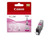Canon CLI-521M - 9 ml - magenta - original - blekkbeholder - for PIXMA iP3600, iP4700, MP540, MP550, MP560, MP620, MP630, MP640, MP980, MP990, MX860, MX870 2935B001