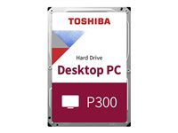 Toshiba P300 Desktop PC - Harddisk - 6 TB - intern - 3.5" - SATA 6Gb/s - 5400 rpm - buffer: 128 MB HDWD260UZSVA