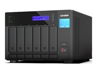 QNAP TVS-H674T - NAS-server - 6 brønner - SATA 6Gb/s - RAID RAID 0, 1, 5, 6, 10, 50, JBOD - RAM 32 GB - 2.5 Gigabit Ethernet - iSCSI støtte TVS-H674T-I5-32G