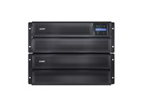 APC Smart-UPS X 3000VA Short Depth Tower/Rack LCD - UPS (rackmonterbar/ekstern) - AC 208 V - 2700 watt - 3000 VA - RS-232, USB - utgangskontakter: 8 - 4U - svart - for P/N: NBWL0356A, SCL500RM1UC, SCL500RM1UNC, SMTL1000RM2UC, SMTL750RM2UC, SMX3000HVTUS SMX3000HVT