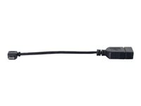 C2G Mobile Device USB Micro-B to USB Device OTG Adapter Cable - USB-adapter - USB (hann) til Micro-USB Type B (hunn) - 15 cm - svart 82410