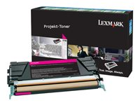 Lexmark - Magenta - original - tonerpatron Lexmark Corporate - for Lexmark C748de, C748dte, C748e C748H3MG