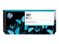 HP 747 - 300 ml - grå - original - DesignJet - blekkpatron - for DesignJet Z9+ PostScript, Z9+dr, Z9+dr PostScript P2V86A