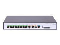 HPE FlexNetwork MSR958 - Ruter - 8-portssvitsj - GigE - WAN-porter: 2 - rackmonterbar JH300A