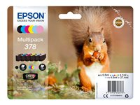 Epson Multipack 378 - 6-pack - svart, gul, cyan, magenta, lys magenta, lys cyan - original - blister - blekkpatron - for Expression Home XP-8605, XP-8606; Expression Photo XP-8500, XP-8505, XP-8700 C13T37884010