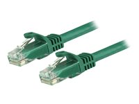StarTech.com 50cm CAT6 Ethernet Cable, 10 Gigabit Snagless RJ45 650MHz 100W PoE Patch Cord, CAT 6 10GbE UTP Network Cable w/Strain Relief, Green, Fluke Tested/Wiring is UL Certified/TIA - Category 6 - 24AWG (N6PATC50CMGN) - Koblingskabel - RJ-45 (hann) til RJ-45 (hann) - 50 cm - UTP - CAT 6 - uten hindringer - grønn N6PATC50CMGN