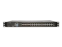 SonicWall NSa 3700 - Essential Edition - sikkerhetsapparat - 10GbE, 5GbE - 1U - SonicWALL Secure Upgrade Plus Program (3-årsalternativ) - rackmonterbar 02-SSC-8207