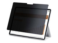 StarTech.com 4-Way Privacy Screen For 13-inch Surface Pro 8/9/X Laptop, For Portrait/Landscape, Touch-Enabled, +/- 30 Deg. View - Computer Security Filter/Protector Blocks up to 51% Blue Light, Anti-Glare Finish (13SP-PRIVACY-SCREEN) - Notebookpersonvernsfilter (horisontal) - 4-veis - klebemiddel - 13" - svart - for Microsoft Surface Pro 8, Pro 9, Pro X 13SP-PRIVACY-SCREEN