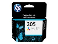 HP 305 - 2 ml - farge (cyan, magenta, gul) - original - blekkpatron - for Deskjet 23XX, 27XX, 28XX, 41XX, 42XX; DeskJet Plus 41XX; ENVY 60XX, 64XX; ENVY Pro 64XX 3YM60AE#ABE