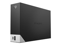 Seagate One Touch with hub STLC18000400 - Harddisk - 18 TB - ekstern (stasjonær) - USB 3.0 - svart - med Seagate Rescue Data Recovery STLC18000400