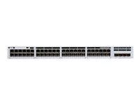 Cisco Catalyst 9300L - Network Advantage - switch - L3 - Styrt - 48 x 10/100/1000 (UPOE) + 4 x 10 Gigabit SFP+ (opplenke) - rackmonterbar - UPOE (675 W) C9300L-48UXG-4X-A