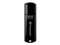 Transcend JetFlash 700 - USB-flashstasjon - 128 GB - USB 3.0 - svart TS128GJF700