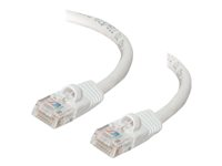 C2G Cat5e Booted Unshielded (UTP) Network Patch Cable - Koblingskabel - RJ-45 (hann) til RJ-45 (hann) - 7 m - UTP - CAT 5e - formstøpt, uten hindringer, flertrådet - hvit 83266