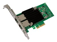 Intel Ethernet Converged Network Adapter X550-T2 - Nettverksadapter - PCIe 3.0 lav profil - 10Gb Ethernet x 2 X550T2