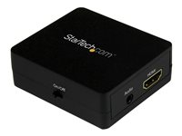 StarTech.com HDMI Audio Extractor - HDMI to 3.5mm Audio Converter - 2.1 Stereo Audio - 1080p (HD2A) - HDMI-lydsignalutskiller HD2A
