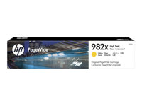 HP 982X - 114 ml - Høy ytelse - gul - original - PageWide - blekkpatron - for PageWide Enterprise Color Flow MFP 785; PageWide Managed Color E75160, MFP P779 T0B29A