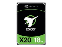 Seagate Exos X20 ST18000NM003D - Harddisk - 18 TB - intern - SATA 6Gb/s - 7200 rpm - buffer: 256 MB ST18000NM003D
